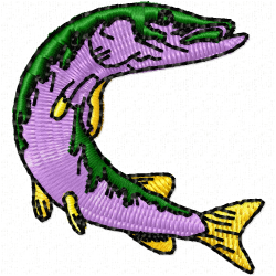 Fishes Embroidery Design 11 Fishes Embroidery Design 11